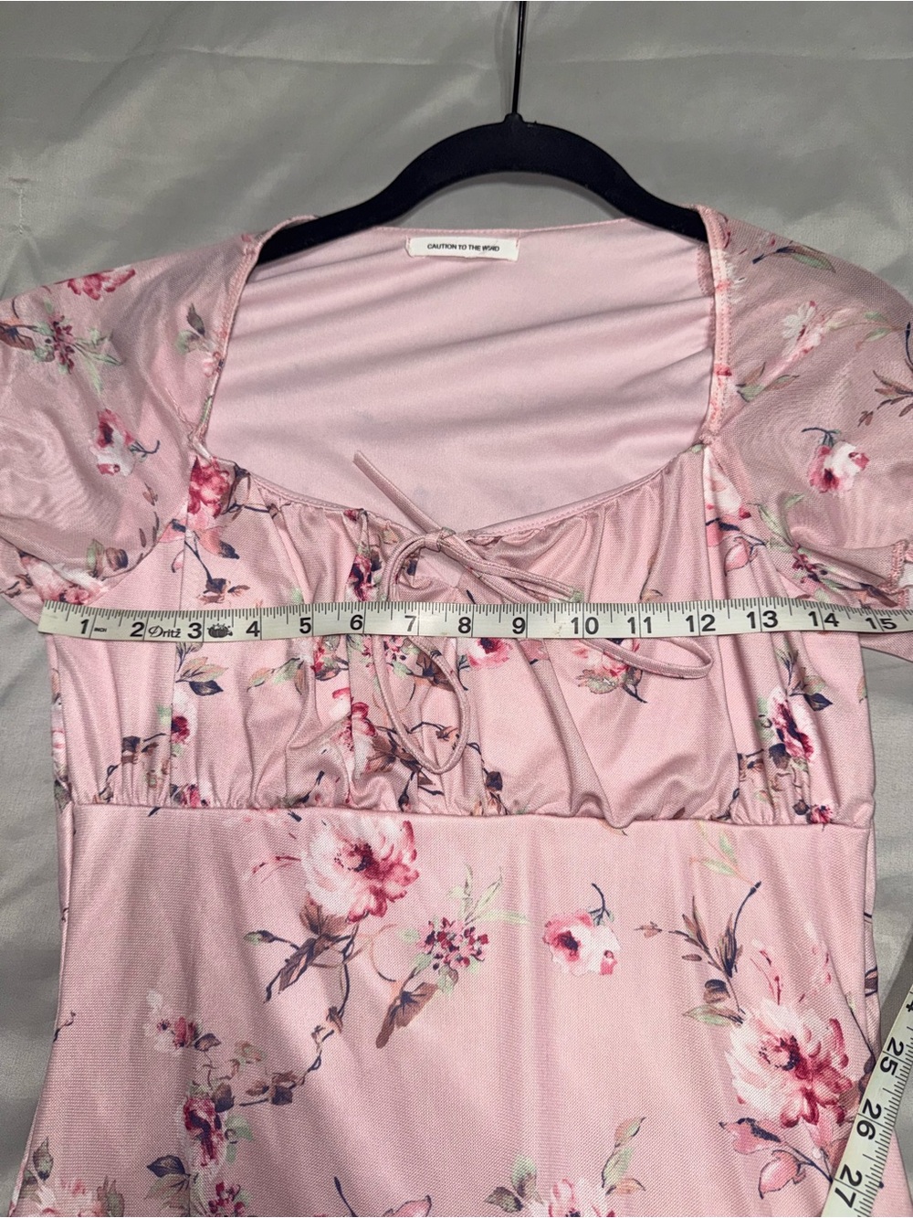 GUC | Light Pink Floral Dress | Small - Picture 6 of 6